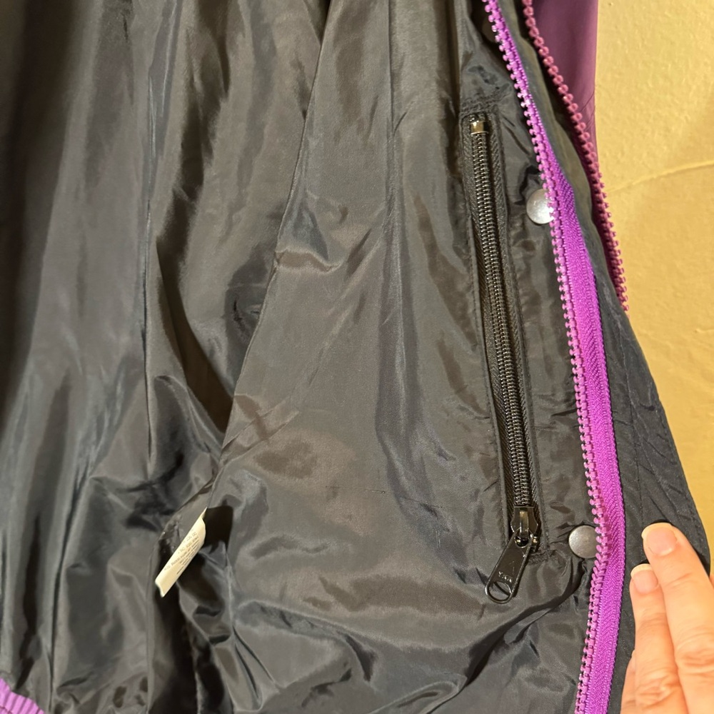 🦋Vintage Columbia Women’s Purple with Teal Bugaboo Windbreaker Shell Jacket🦋 - Picture 10 of 12